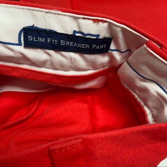 VINEYARD VINES Red Slim Fit Breaker Pant - Picture 6 of 13